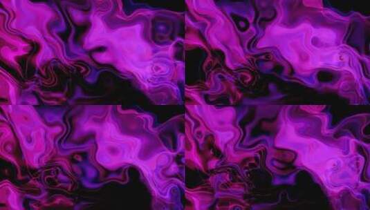 抽象蓝色和粉色液体运动背景。液化抽象背景高清在线视频素材下载