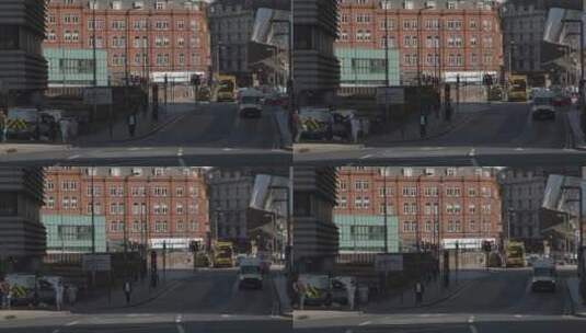 繁忙的市中心街道高清在线视频素材下载