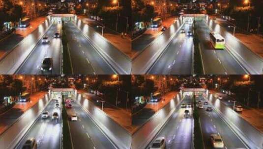 上海大连路隧道城市交通高清在线视频素材下载