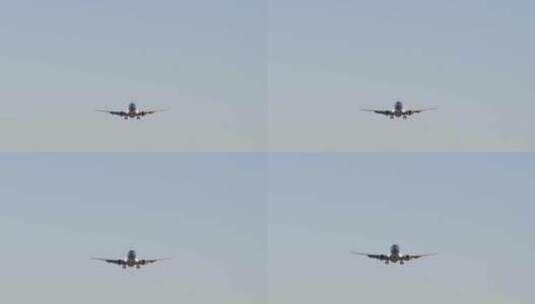 空中航行的飞机高清在线视频素材下载