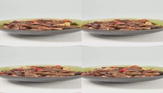 啤酒鸭美食菜品4k旋转展示高清在线视频素材下载
