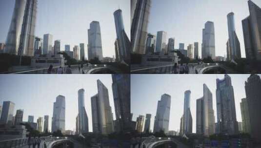 上海建筑摩天大楼高清在线视频素材下载