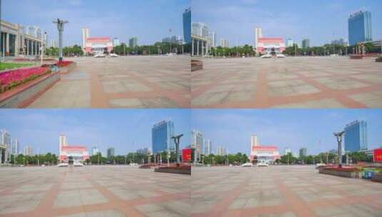 广西南宁民族广场高清在线视频素材下载