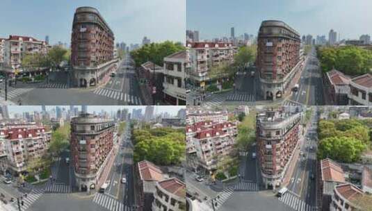 上海武康大楼高清在线视频素材下载