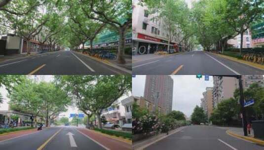 上海封城中的街道高清在线视频素材下载