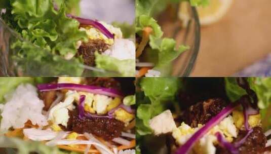 【镜头合集】东北美食打饭包高清在线视频素材下载