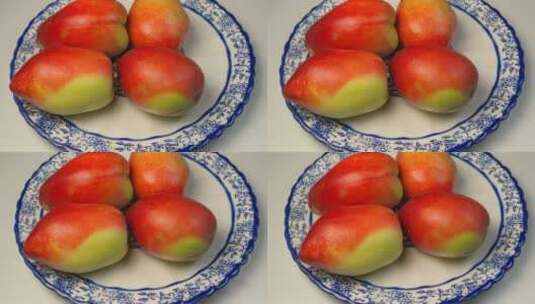 好吃的水果油桃4K视频高清在线视频素材下载