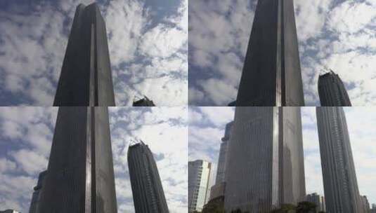 移动镜头广州国际金融中心高清在线视频素材下载