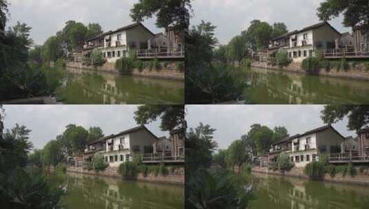 杭州小河直街历史文化街区高清在线视频素材下载