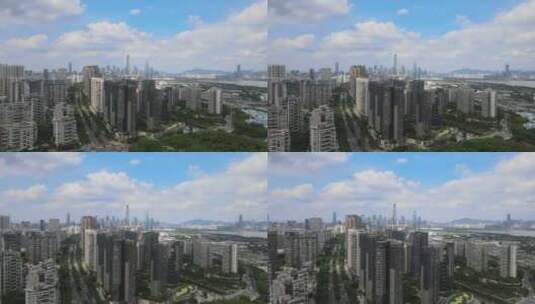深圳  居民楼 房地产 小区 房价高清在线视频素材下载