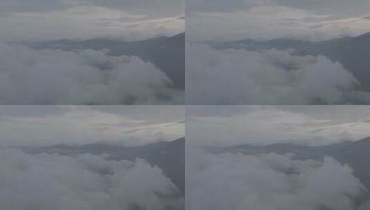云里的大山高清在线视频素材下载