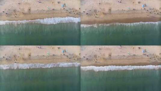 【正版素材】深圳大梅沙沙滩航拍高清在线视频素材下载