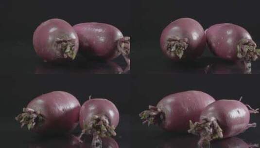 胭脂红萝卜红心萝卜LOG视频素材高清在线视频素材下载