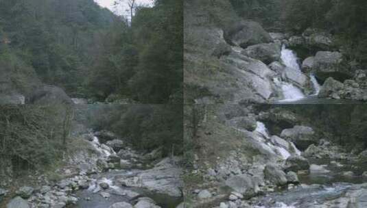 山谷河流山峰高清在线视频素材下载