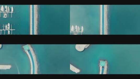 浪骑七星湾 海滩高清在线视频素材下载