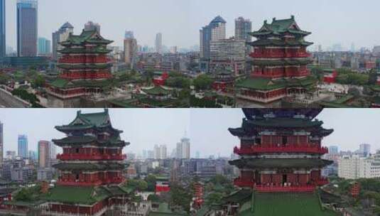 江西南昌城市航拍视频高清在线视频素材下载
