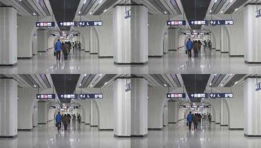 武汉地铁场景高清在线视频素材下载