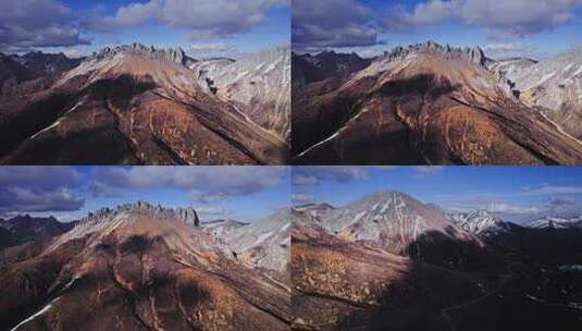 4k航拍高原山丘丘陵高清在线视频素材下载