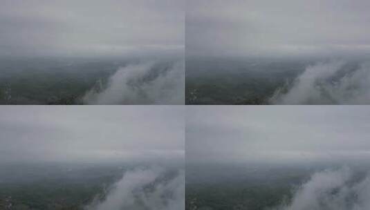 雅安名山区雨中蒙顶山 (2)高清在线视频素材下载