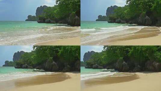 美丽的热带海滩高清在线视频素材下载
