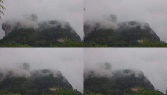 中国福建武夷山云雾缭绕高清在线视频素材下载