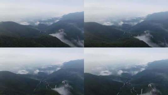 惠州南昆山雾景色视频高清在线视频素材下载