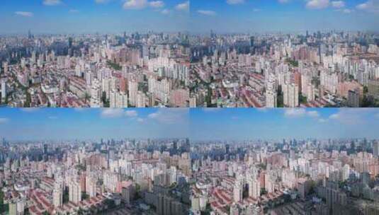 上海市城市航拍风光高清在线视频素材下载