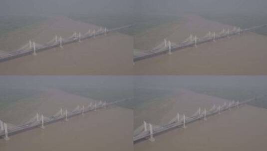 黄河大桥车流高清在线视频素材下载