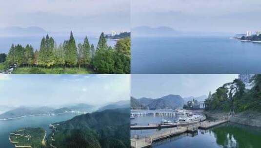 太平湖航拍高清在线视频素材下载