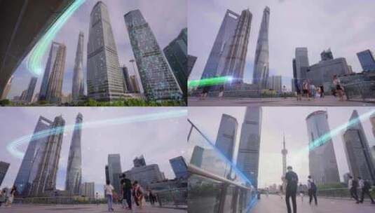 科技上海 智慧城市 科技生活 科技城市高清在线视频素材下载