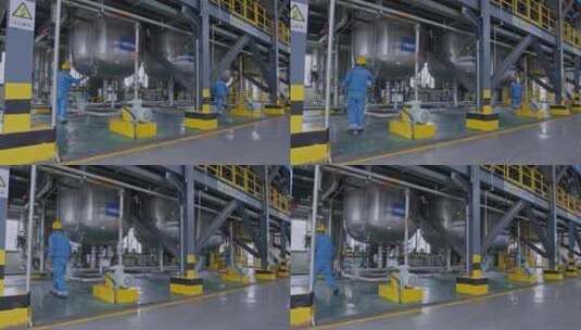 4K高清实拍工业机械工人自动化高清在线视频素材下载