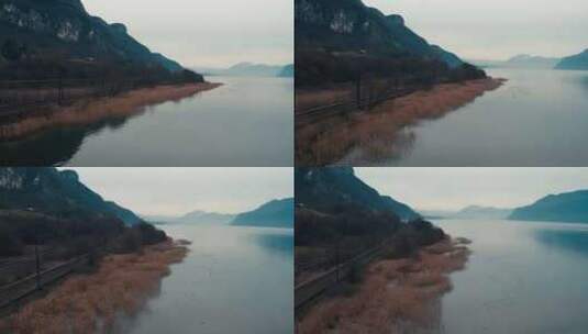 清静自然魅力山川江河湖水高清在线视频素材下载