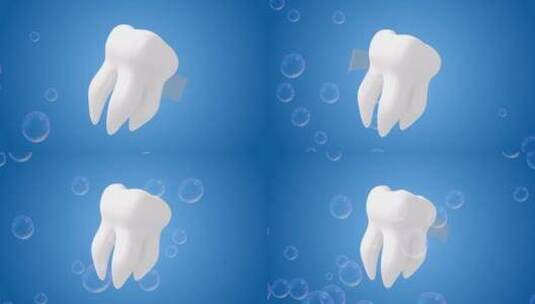 牙齿 牙科 牙 牙医 口腔 牙根高清AE视频素材下载
