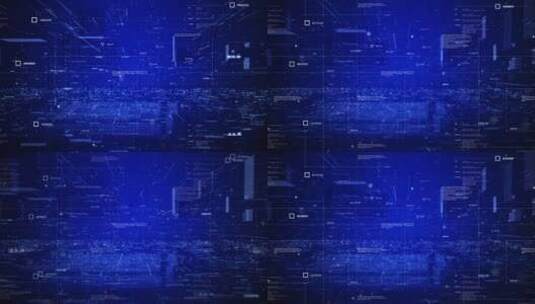 数据蓝色科技大数据展示背景AE视频高清AE视频素材下载