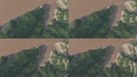 河南济源黄河三峡风景区视频高清在线视频素材下载
