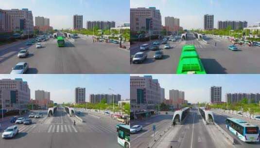 BRT快速车道高清在线视频素材下载