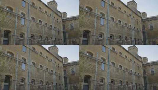 古老的英国牛津监狱高清在线视频素材下载