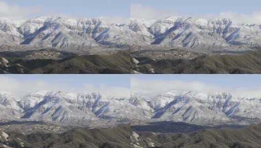 雪山云景延时摄影高清在线视频素材下载