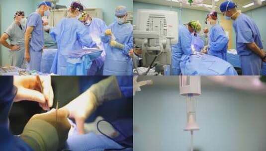 医生在手术室做手术 高清在线视频素材下载