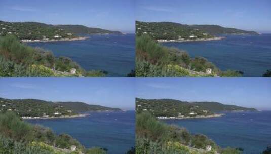 法国蓝色海岸景观高清在线视频素材下载