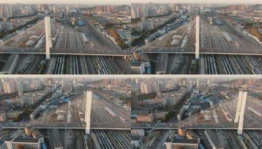 航拍江苏徐州城市宣传片地标建筑高清在线视频素材下载