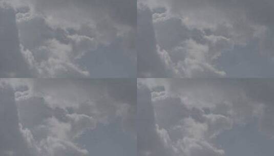 秋季伯灵庙上的神兽和天空中的云LOG高清在线视频素材下载