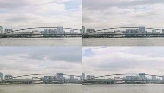 广州海心桥延时摄影高清在线视频素材下载