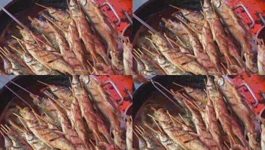 正宗郴州东江鱼-美食小吃高清在线视频素材下载