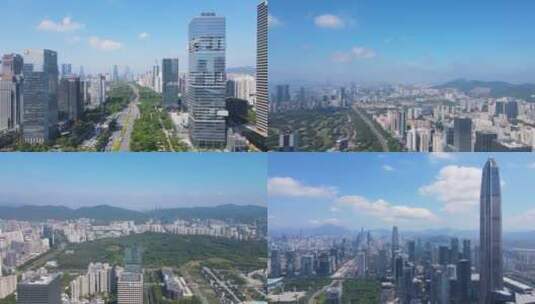 深圳航拍合集高清在线视频素材下载