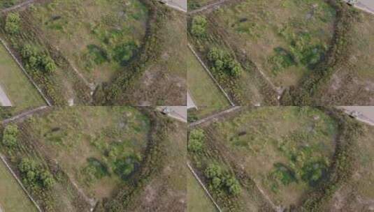 航拍陕西城市化发展建筑高清在线视频素材下载