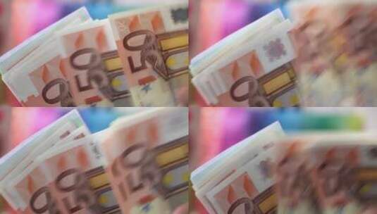 欧元货币高清在线视频素材下载