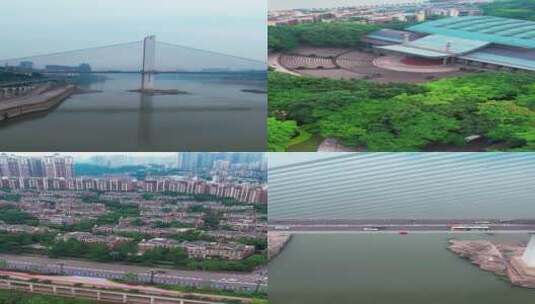 竖屏航拍重庆城市建筑高清在线视频素材下载