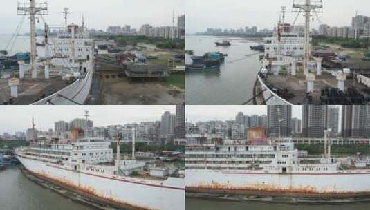 湛江海上城市高清在线视频素材下载