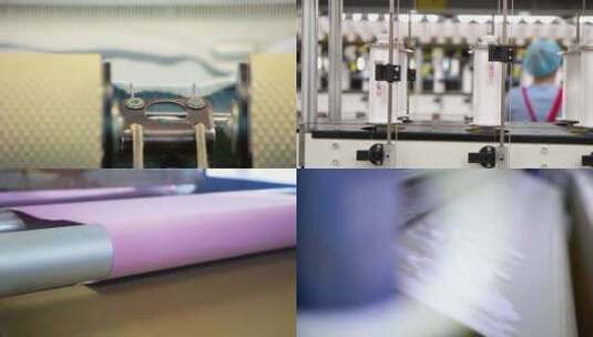 【合集】工业纺织流水线高清在线视频素材下载